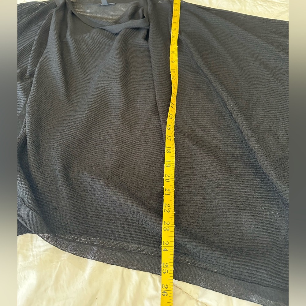 COS black textured knit top, cardigan, size M/L - Picture 7 of 13